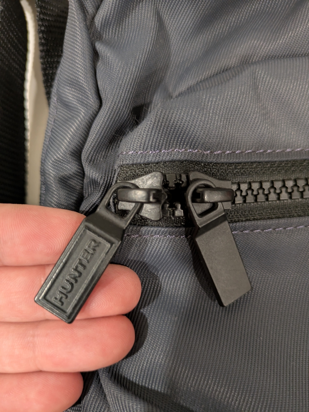 Hunter Slate Gray Blue Waist Bag - Picture 3 of 6